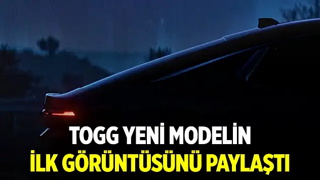 Togg yeni modelin ilk görüntüsünü paylaştı