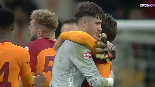 Konyasporlu Deniz'e maç sonrası tebrikler