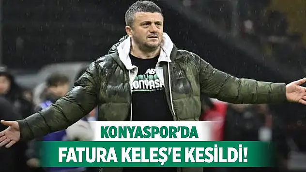 Konyaspor'da Hakan Keleş dönemi sona erdi