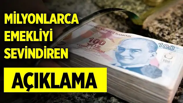 Milyonlarca emekliyi sevindiren açıklama! Meclise sunulacak