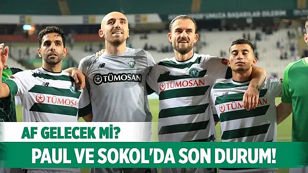 Konyaspor'da iki futbolcunun durumu