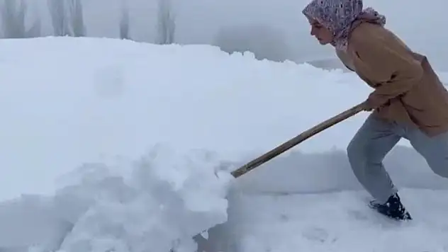 O ilde kar kalınlığı 60 santimetreye ulaştı