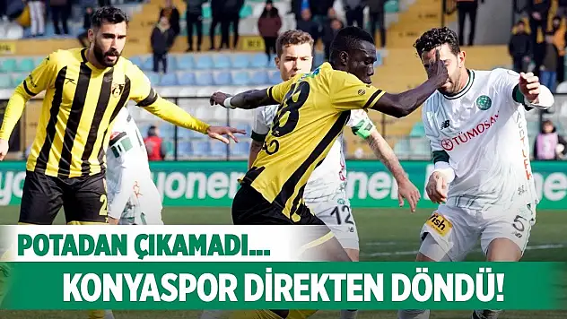 Konyaspor deplasmanda kayıp!