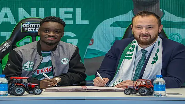 Konyaspor'da Boateng formayı giydi, işte detaylar!