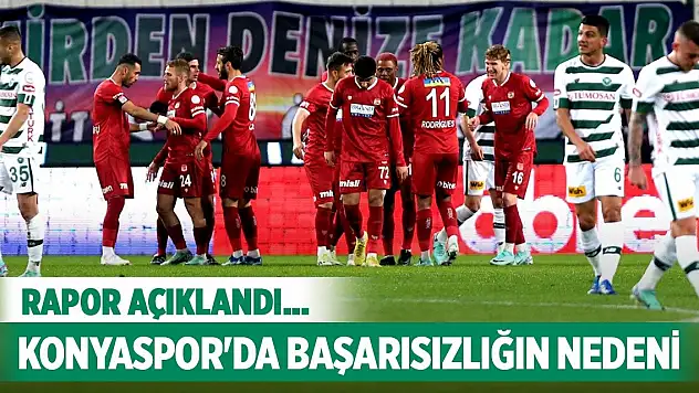 Konyaspor'da başarısızlığının nedeni