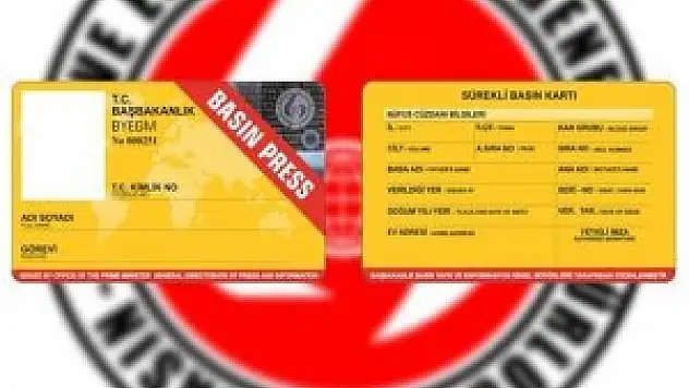 Basın Kartı Yönetmeliği'nde değişiklik