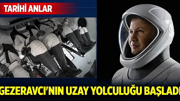 Türkiye'nin ilk uzay yolcusu Alper Gezeravcı'nın yolculuğu başladı