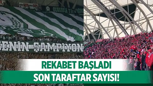 Konyaspor-Antalyaspor, Tribünlerdeki son rakamlar!