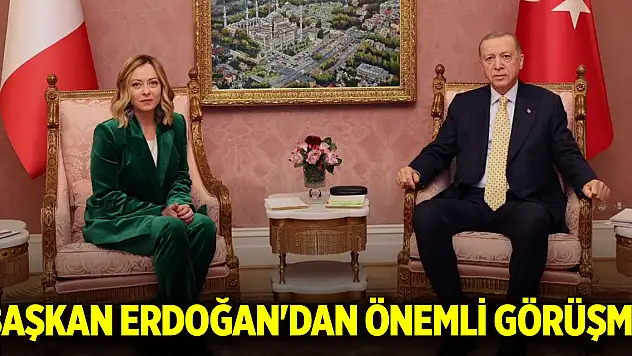 Başkan Erdoğan'dan önemli görüşme