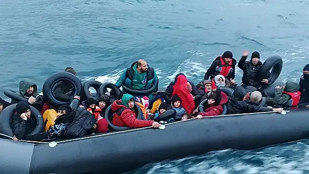 33 kaçak göçmen yakalandı