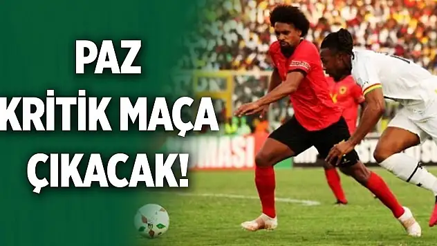 Konyasporlu Paz kritik sınavda!