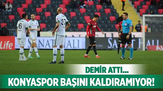Gaziantep FK-Konyaspor, Ateş hattından çıkamadık!