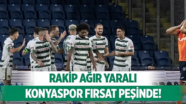 Konyaspor'da rakip ağır yaralı gelecek!