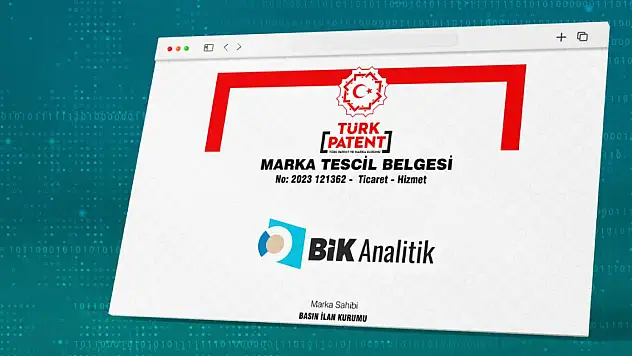 BİK Analitik marka tescil belgesi aldı
