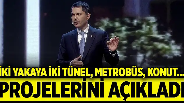 AK Parti İBB adayı Murat Kurum, İstanbul projelerini açıkladı