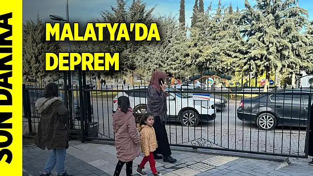 Son Dakika! Malatya'da 5,2 büyüklüğünde deprem meydana geldi