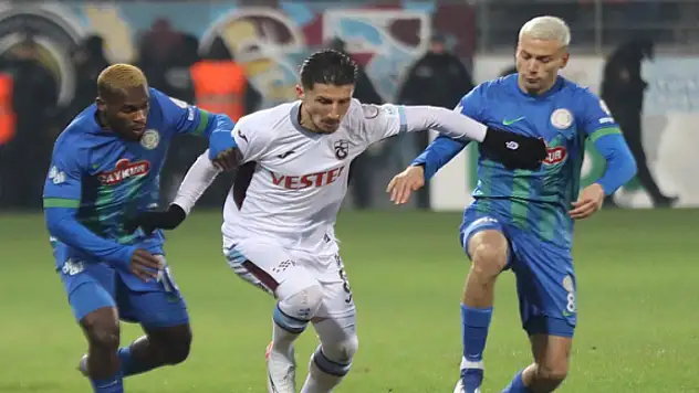 Karadeniz derbisinde kazanan Çaykur Rizespor