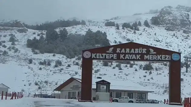 Karabük'te kar yağışı etkili oldu