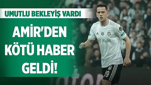 Konyaspor'un beklentisi vardı, Amir'den kötü haber!