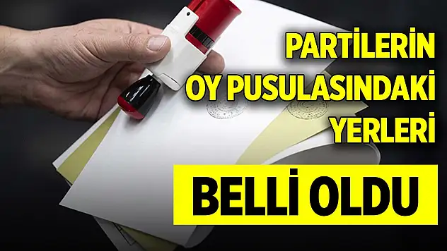 Son Dakika! Partilerin oy pusulasındaki yerleri belli oldu