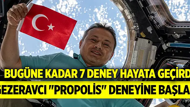Bugüne kadar 7 deney hayata geçirdi! Gezeravcı 'propolis' deneyine başladı