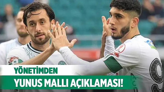 Konyaspor yönetiminden Yunus Mallı açıklaması!