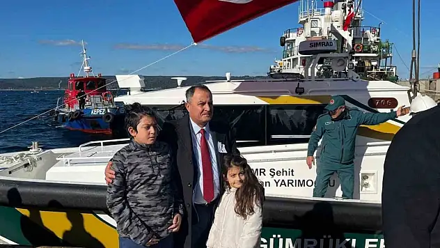 Konyalı şehit gümrük muhafaza memurunun adını taşıyan bot denize indirildi