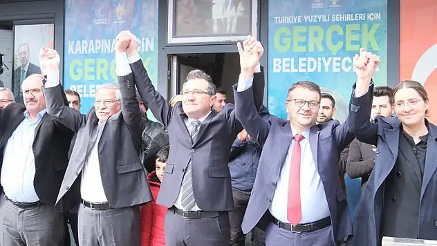 Konya Karapınar'da 'AK Parti Seçim Koordinasyon Merkezi' açıldı