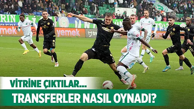 Konyaspor'da gözler onların üzerindeydi!