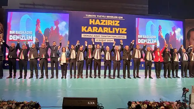 Denizli'de AK Parti'nin ilçe belediye başkan adayları açıklandı