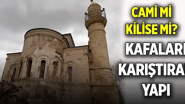 Cami mi kilise mi Karaman'daki bu tarihi yapı kafaları karıştırdı