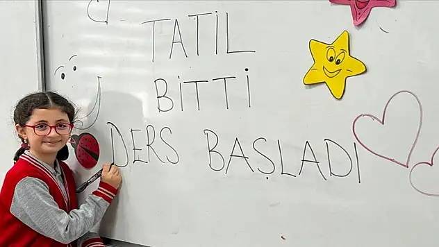 Yarıyıl tatili sonrası ilk ders zili çaldı