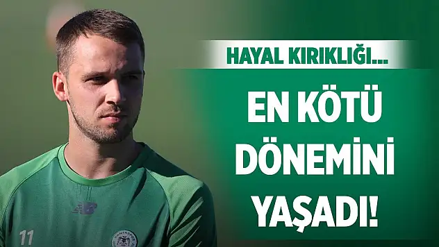 Konyaspor'da Muric hayal kırıklığıyla gitti