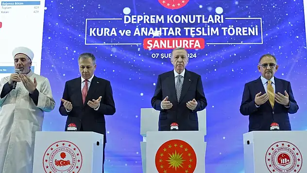 Erdoğan: Depremzedelerimiz için koşturacağız