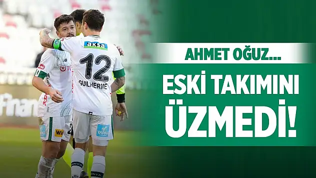 Konyaspor'da Ahmet Oğuz alkış aldı!