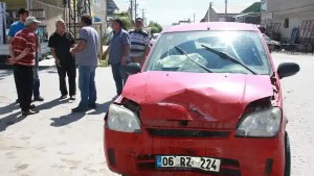 Çubuk'ta trafik kazası: 1 yaralı