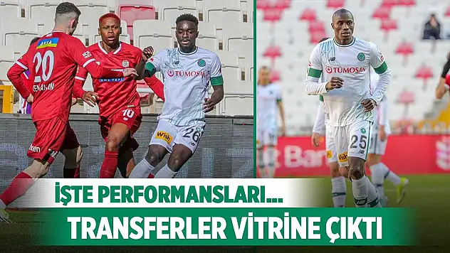 Konyaspor'da yeni transferler vitrinde