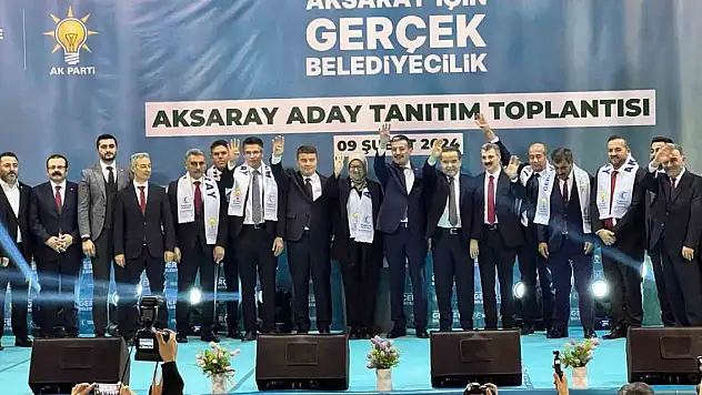 AK Parti Aksaray ilçe ve belde belediye başkan adayları tanıtıldı