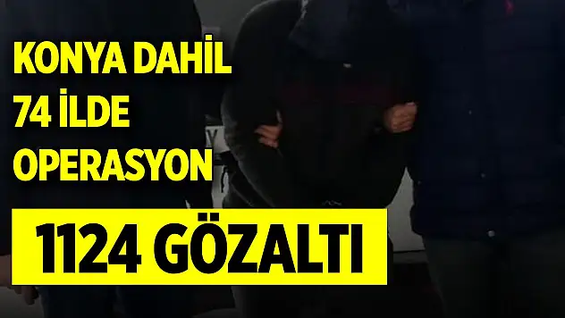 Son Dakika! Konya dahil 74 ilde silah kaçakçılarına operasyon