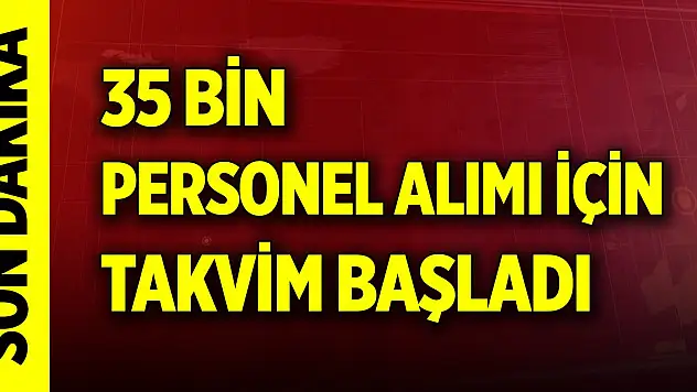 Son Dakika! 35 bin sağlıkçı alımı için takvim başladı