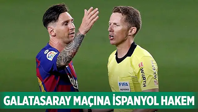 Galatasaray-Sparta Prag maçına İspanyol hakem