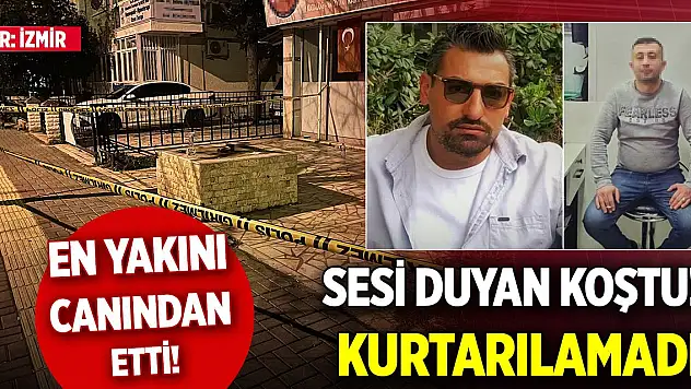 Yer İzmir... Sesi duyan koştu, fakat kurtarılamadı...
