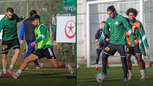 Konyaspor, Beşiktaş maçı hazırlıklarını sürdürüyor