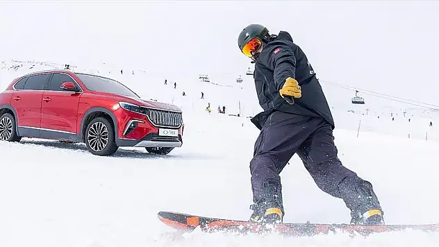 Togg T10X kar pistine çıktı