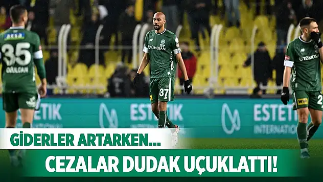 Konyaspor'a kesilen ceza tutarı!