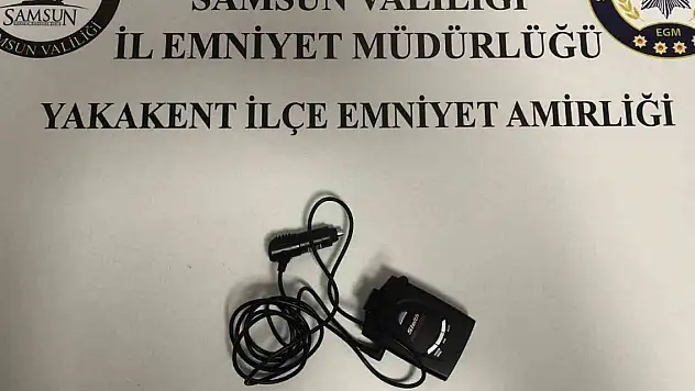 Aracında radar cihazı ele geçirilen sürücüye 12 bin 977 TL ceza
