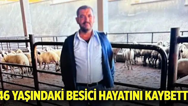 Çiftliğinde birinci kattan beton demirinin üzerine düşen besici öldü