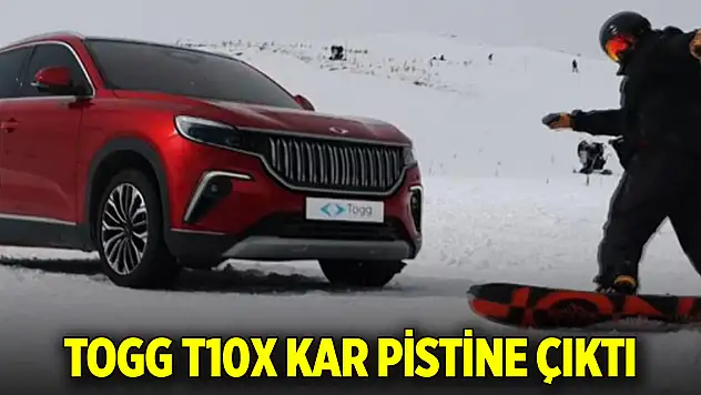 Togg T10X kar pistine çıktı