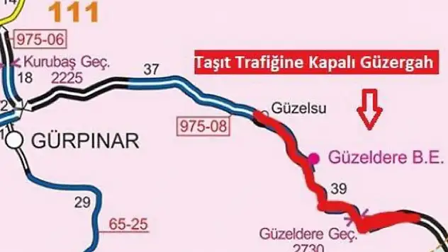 Çığ riski nedeniyle Van-Hakkari karayolu ulaşıma kapatıldı
