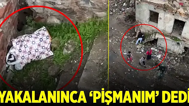 Bebeğini metruk binaya bırakıp yakalanınca 'Pişmanım' diyen anne tutuklandı